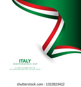 Italy Independence Day Vector Template Design Illustration