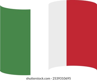 Italy Italia Italian flag travel icon illustration country emblem