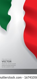 Italy, Italian Flag, Vector Flag