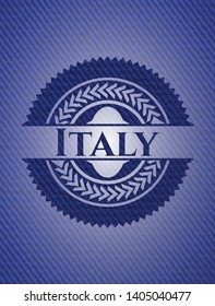 Italy jean background. Vector Illustration. Detailed.