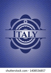 Italy jean background. Vector Illustration. Detailed.