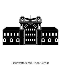 Italy landmark image skyline vector illustrations silhouette