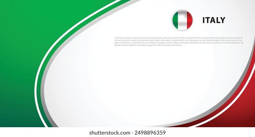 Italy layout background concept design template