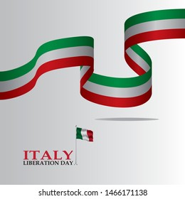 Italy Liberation Day Celebration Creative Design Illustration Vector Template