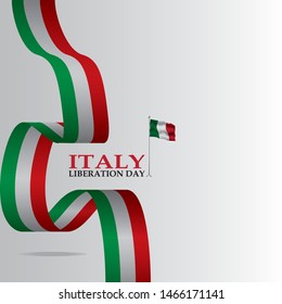 Italy Liberation Day Celebration Creative Design Illustration Vector Template