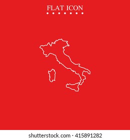 Italy map.