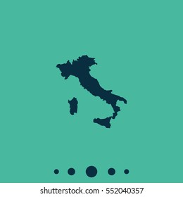 Italy map.