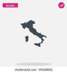 Italy map.