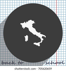 Italy map.