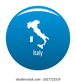 Italy map in black. Simple illustration of Italy map vector isolated on white background