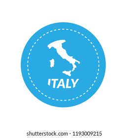 italy map button