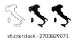 Italy map hand drawn Sketch Scribble background vector, Italy freehand Sketch map, vintage hand drawn map.