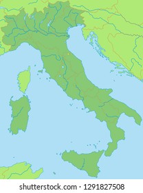 Italy - Map of Italy (high detailed)