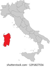 Italy - Map of Italy (high detailed)