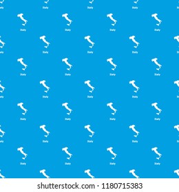 Italy map pattern vector seamless blue repeat for any use