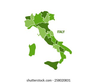 Italy Map With Regions