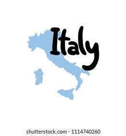 Italy map symbol