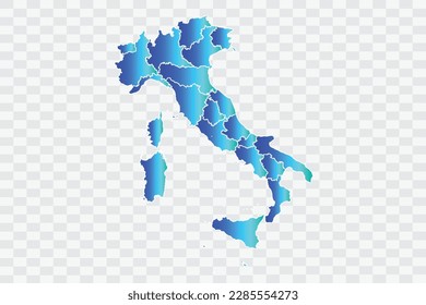 Italy Map teal blue Color Background quality files png