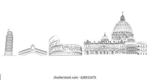 3,287 Pisa drawing Images, Stock Photos & Vectors | Shutterstock