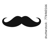Italy mustache icon. Simple illustration of italy mustache vector icon for web
