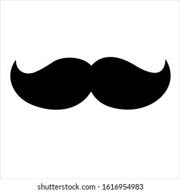 Italy mustache icon. Simple illustration of italy mustache vector icon for web