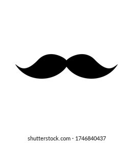 Italy mustache icon. Simple illustration of italy mustache vector icon for web.vector illustration