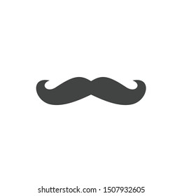 Italy mustache icon template color editable. Italy mustache symbol vector sign isolated on white background.