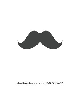 Italy mustache icon template color editable. Italy mustache symbol vector sign isolated on white background.