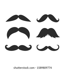 Italy mustache icon vector sign isolated for graphic and web design. Italy mustache symbol template color editable on white background, Thin linear graphic Eps10.