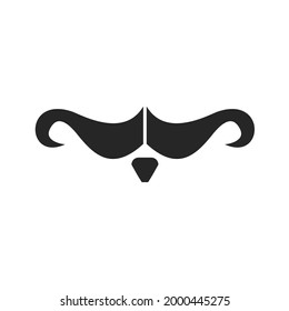 italy mustache icons symbol vector elements for infographic web