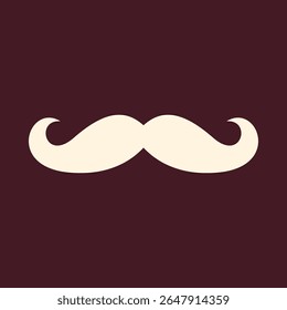 Italy mustache trendy vector art design knockout amazing colorful useful illustration.eps