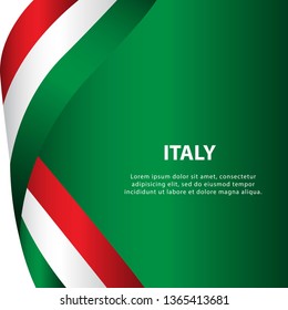 Italy National Day Vector Template Design Illustration