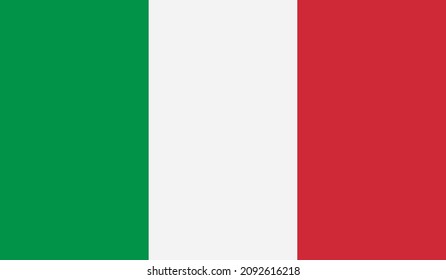 Italy national flag vector. Flag of Italy.