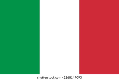 Italy national flag vector design. Italy independence day vector art.