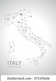 Italy outline map