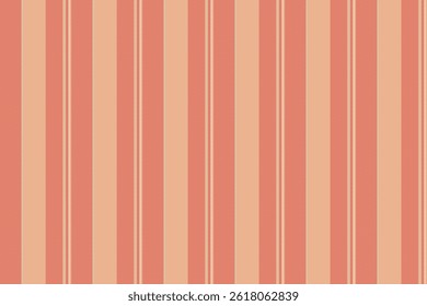 Italy pattern seamless textile, full vector background vertical. Scrapbook lines fabric texture stripe in orange and red colors palette.