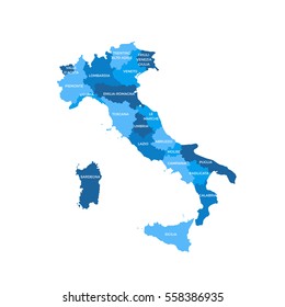 Italy Regions Map