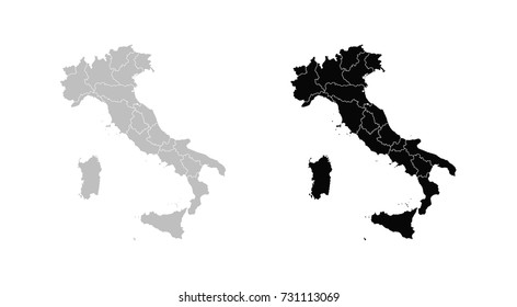 Italy Regions Map