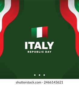 Italy Republic Day Background Design Independence