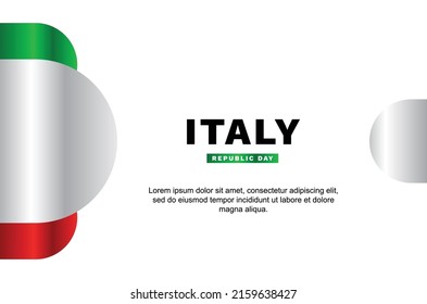 Italy Republic day event background