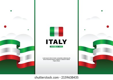 Italy Republic day event background