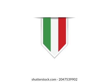 Italy republic day greeting card, banner, vector illustration.