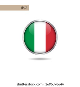 Italien-Muster für die runde Vektorillustration