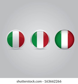 Italy Round Icons