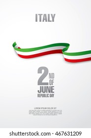 Italy. Second of June. Republic day