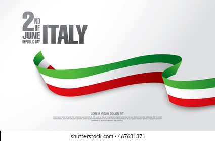 Italy Second June Republic Day Stock Vector (Royalty Free) 467631371 ...