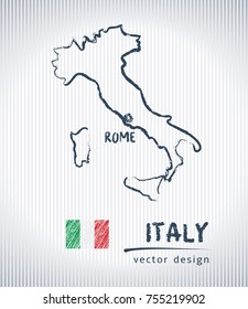 Italy Map Drawing High Res Stock Images Shutterstock