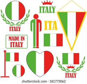 Italy. Vector Illustration. Logo