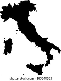 Italy Vector Map