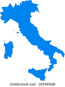 Italy Vector Map